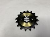 Звезда трансмиссии (передняя) Yamaha YBR125 428-16T (расст межд резьб отверст 34mm) SFR POLISH GOLD ST