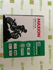 Мото аккумулятор 12N5-3B MAXION AGM 12V, 5Ah, 120x60x130 мм -/+