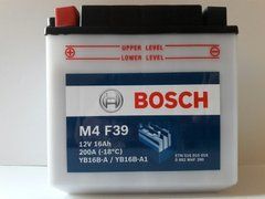 Акумулятор BOSCH 0092M4F390 (YB16B-A1, YB16B-A) 160A, 16Ah, 160x90x161мм