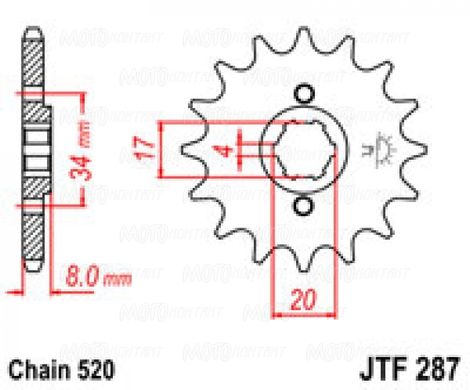 Приводная звезда JT JTF293.15