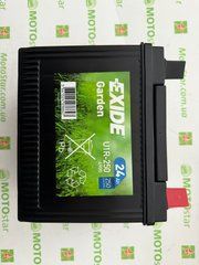 Аккумуляторна батарея EXIDE U1R-250 24Ah 250A 197x132x186 +R (Garden) (U1R)