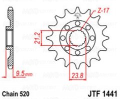 JT JTF1441.13SC - Звезда передняя