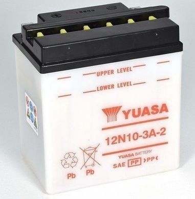 YUASA 12N10-3A-2 Акумулятор 10 А / ч, 103 А, (- / +), 12V 135х90х145 мм