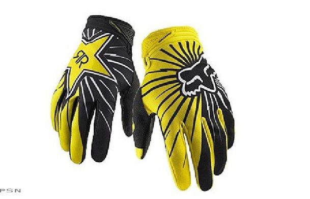 Мотоперчатки DIRTPAW ROCKSTAR GLOVE BLACK/YELLOW 03238-019-XL FOX