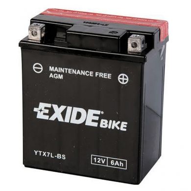Аккумулятор гелевый EXIDE ETX7L-BS / YTX7L-BS
