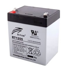 Аккумуляторная батарея AGM RITAR RT1255, Gray Case, 12V 5.5Ah ( 90 х 70 х 101 (107) ) Q10