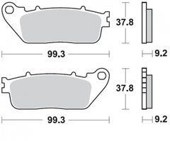 Тормозные колодки BR 942CM56