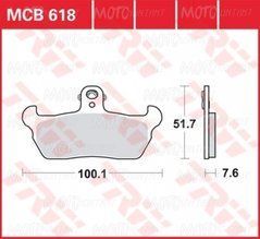 Тормозные колодки LUCAS MCB618