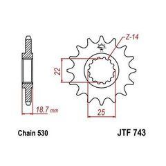 JT JTF743.15 - Звезда передняя