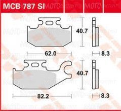 Тормозные колодки LUCAS MCB787SI
