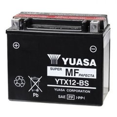 YUASA YTX12-BS Акумулятор 10 А/ч, 180 А, (+/-), 150х87х130 мм