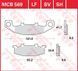 LUCAS MCB569 - Тормозные колодки HYOSUNG GT; KAWASAKI EN, ER, EX, GPX, GPZ, GTR, KDX, KL, KLE, KR-1 250-1200 1987-2007