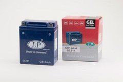 Мотоакумулятор LP GEL GB12A-A (MG LB12A-4) 12V, 12Ah, д. 135, ш. 81, в.161, вага 4,4кг (YB12A-BS)