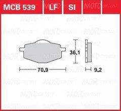 Тормозные колодки LUCAS MCB539
