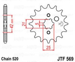 JT JTF569.16 - Зірка передня