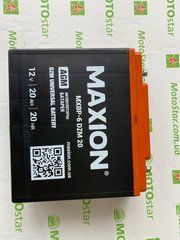Тяговий акумулятор Maxion AGM MXBP 6-DZM-20, 12V 20Ah M4 181х77х167 мм вага 6,5 кг