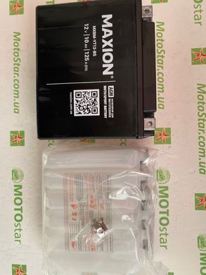 Аккумулятор YTX12-BS MAXION 12V, 10Ah, 125А, 150x69x130 мм
