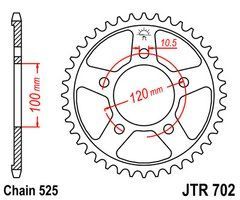 JT JTR702.42 - Звезда задняя