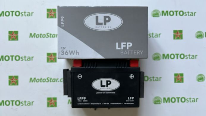 Мотоакумулятор LP Lithium ML LFP9 12V, CCA:180, 134x65x92 мм, вес:0,6кг