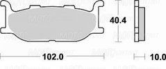 Тормозные колодки BR 750SM1