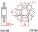 Зірка JT JTF704.16RB APRILIA ETV, RST, RSV, SL, TUONO; BMW F; HUSQVARNA NUDA 650-1100 1998-2020