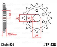 Приводная звезда JT JTF438.15