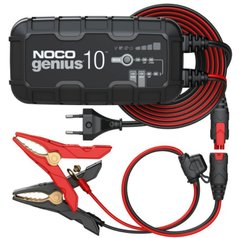 Зарядний пристрій для акумуляторів NOCO GENIUS10EU 6/12V, зарядний струм: 10А, AGM/EFB/GEL/Li-Ion/MF/WET