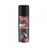 Сухе мастило для ланцюгів мотоцикла K2 ROAD DRY CHAIN ​​LUBE 400 мл (аерозоль), 500 мл