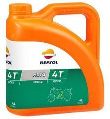 Масло моторное 4Т Repsol MOTO RIDER 4T 10W40, 4л (RP165N54)