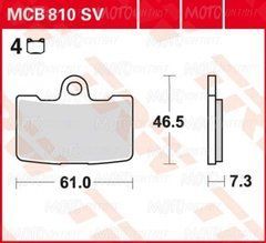Тормозные колодки LUCAS MCB810SV