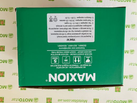 Аккумулятор Maxion AGM MXBM-YB30L-BS 12V, 28Ah, 280А, -/+, 167x127x175мм, Moto/Sport Battery