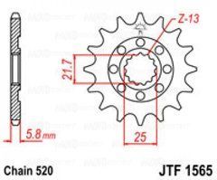 Приводная звезда JT JTF1565.12