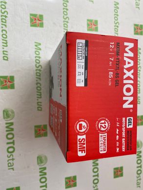 YTX7L-BS MAXION (GEL) Аккумулятор гелевый, 12V, 7Ah, 113x70x132 мм