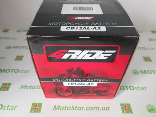 CB12AL-A2 4RIDE Акумулятор 136x82x162мм, 12В 12Ah 165А R+ YB12AL-A2