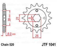 Приводная звезда JT JTF1041.14