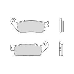 Тормозные колодки BREMBO BM 07HO41SA