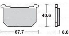 Тормозные колодки LUCAS MCB515