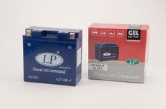 Мотоакумулятор LP GEL MG LT14B-4 12V, 12Ah, д. 152, ш. 70, в.145, вага 4,3 кг, залитий (YT14B-BS)