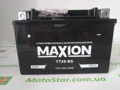 MXBM-YTX9-BS MAXION AGM Акумулятор 12V, 8Ah, 120А, 150x87x107 мм, +/-