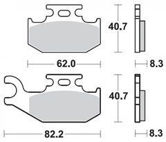 Тормозные колодки BR 936CM44