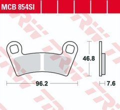 MCB854SI LUCAS - Комплект гальмівних колодок TRW Sinter SI