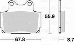 Тормозные колодки BR 679SM1