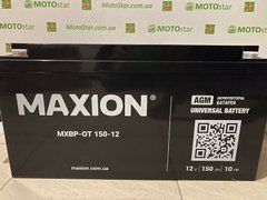 Аккумуляторная батарея MAXION AGM MXBP-OT 150 - 12, 12V, 150 Ah Black
