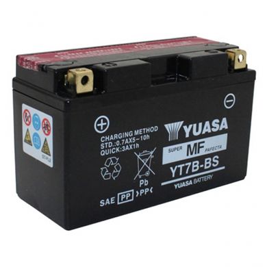 Мотоакумулятор TOPLITE YT7B-BS 12V, 6,5Ah, д. 150, ш. 65, в.94, електроліт в к-ті, вага 2,7 кг