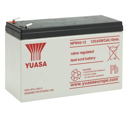 Аккумуляторная батарея для ИБП Yuasa NPW45-12 12V 9 Ah ( 151*65*94 (97,5)) , Q8