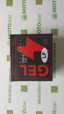 Мотоакумулятор LP GEL MG GTZ7-S 12V, 6Ah, д. 113, ш. 70, в.105, вага 2,3 кг, залитий