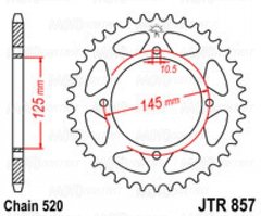 JT JTR857.39 - Зірка задня