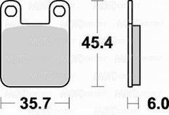 Тормозные колодки BR 621SM1