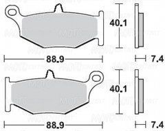 Тормозные колодки BR 924SM1