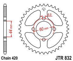 JT JTR832.52 - Звезда задняя